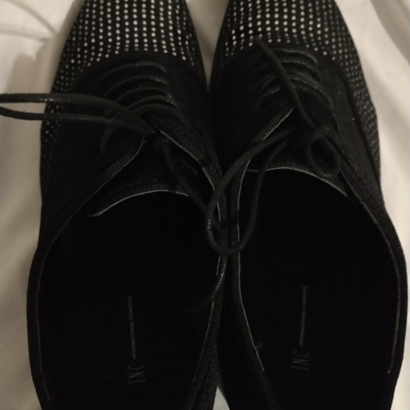 Men's INC Dominik Black Dress Shoes Size 11.5 - Picture 7 of 10